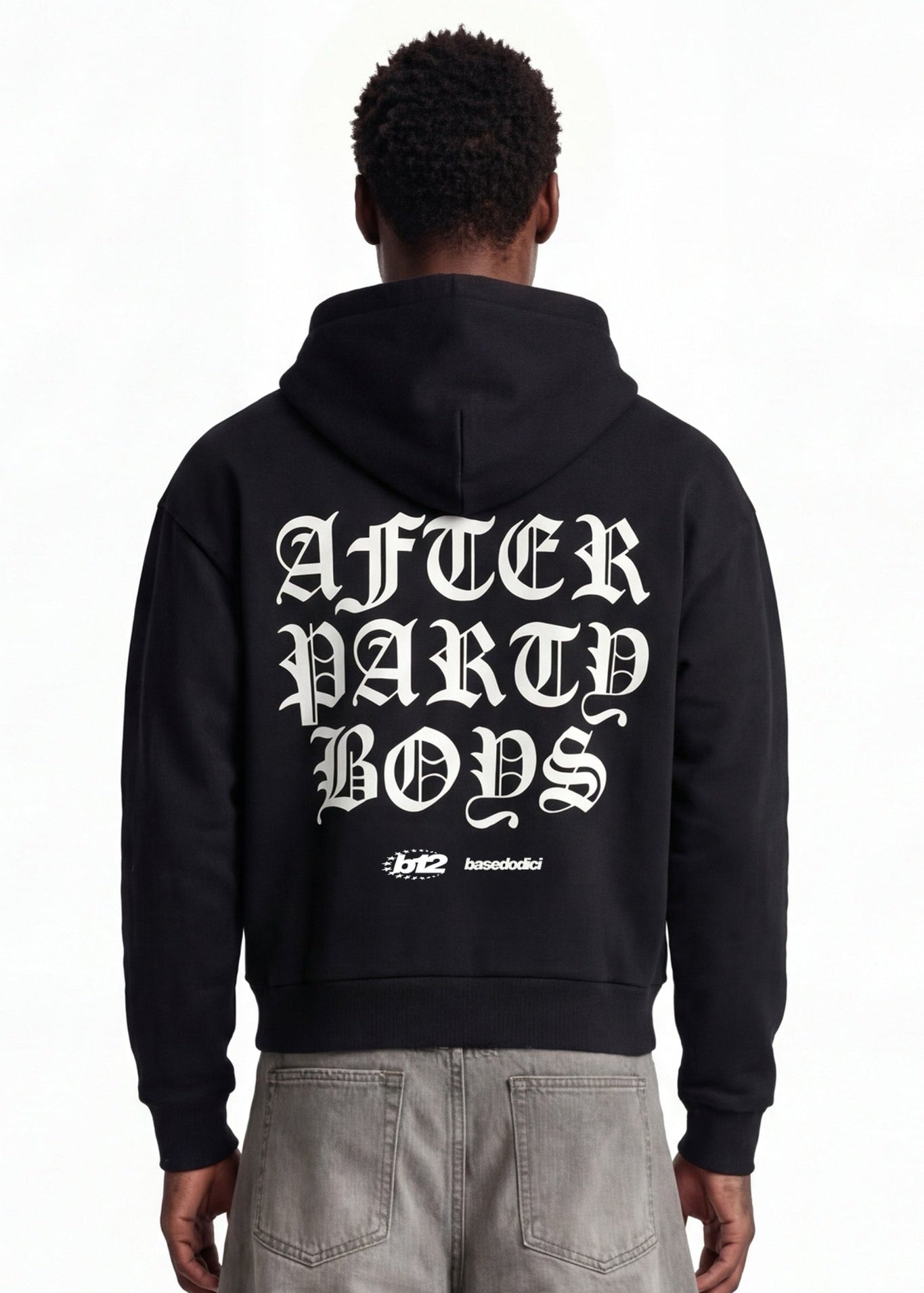 Full Zip "FOR DREAMERS" AfterParty Black - BASEDODICI®