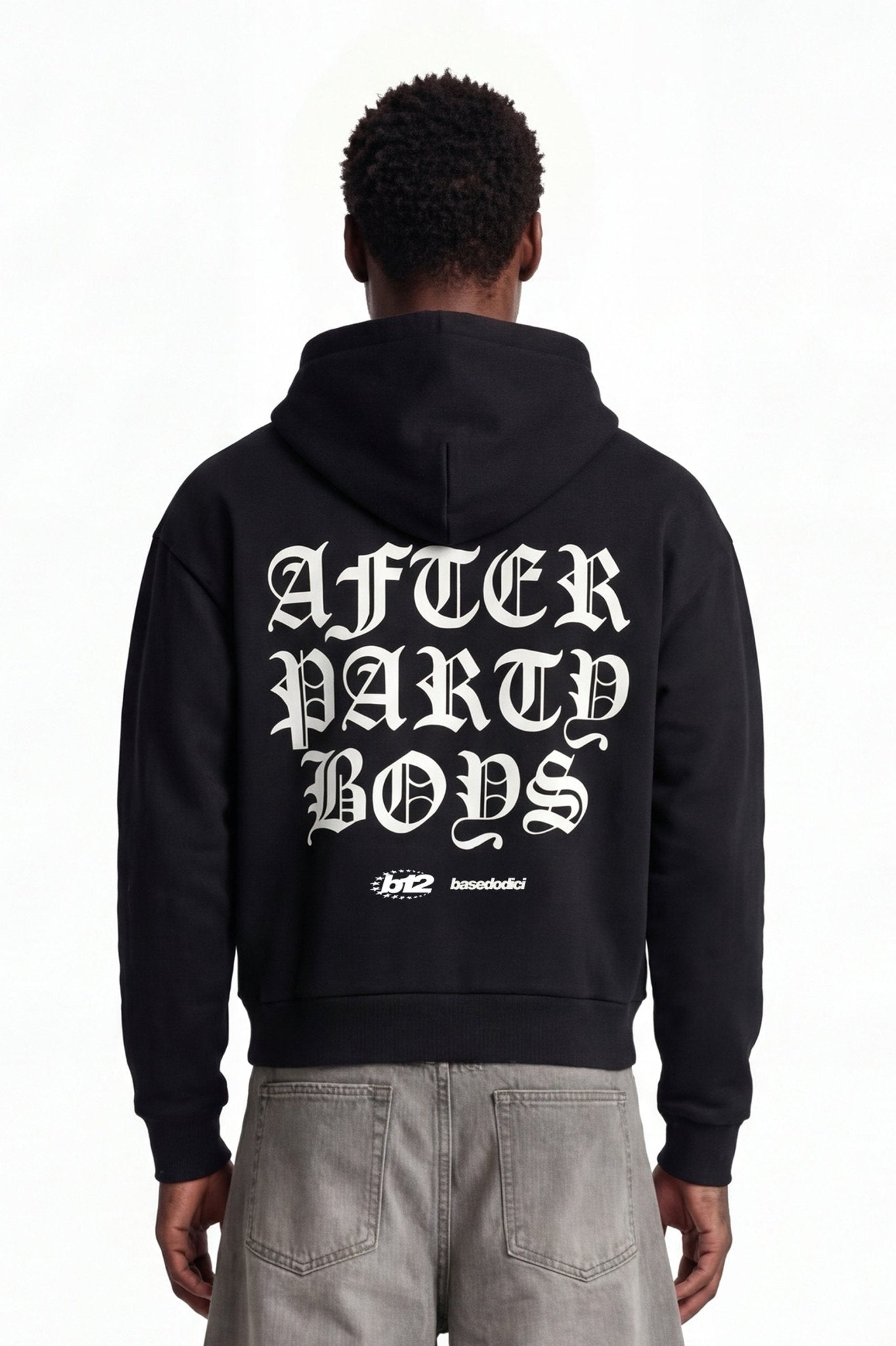 Full Zip "FOR DREAMERS" AfterParty Black - BASEDODICI®