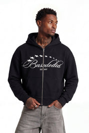 Full Zip "FOR DREAMERS" AfterParty Black - BASEDODICI®