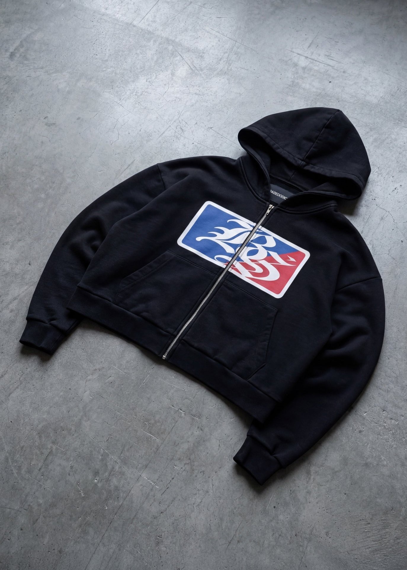 Full Zip "FOR DREAMERS" League Black - BASEDODICI®
