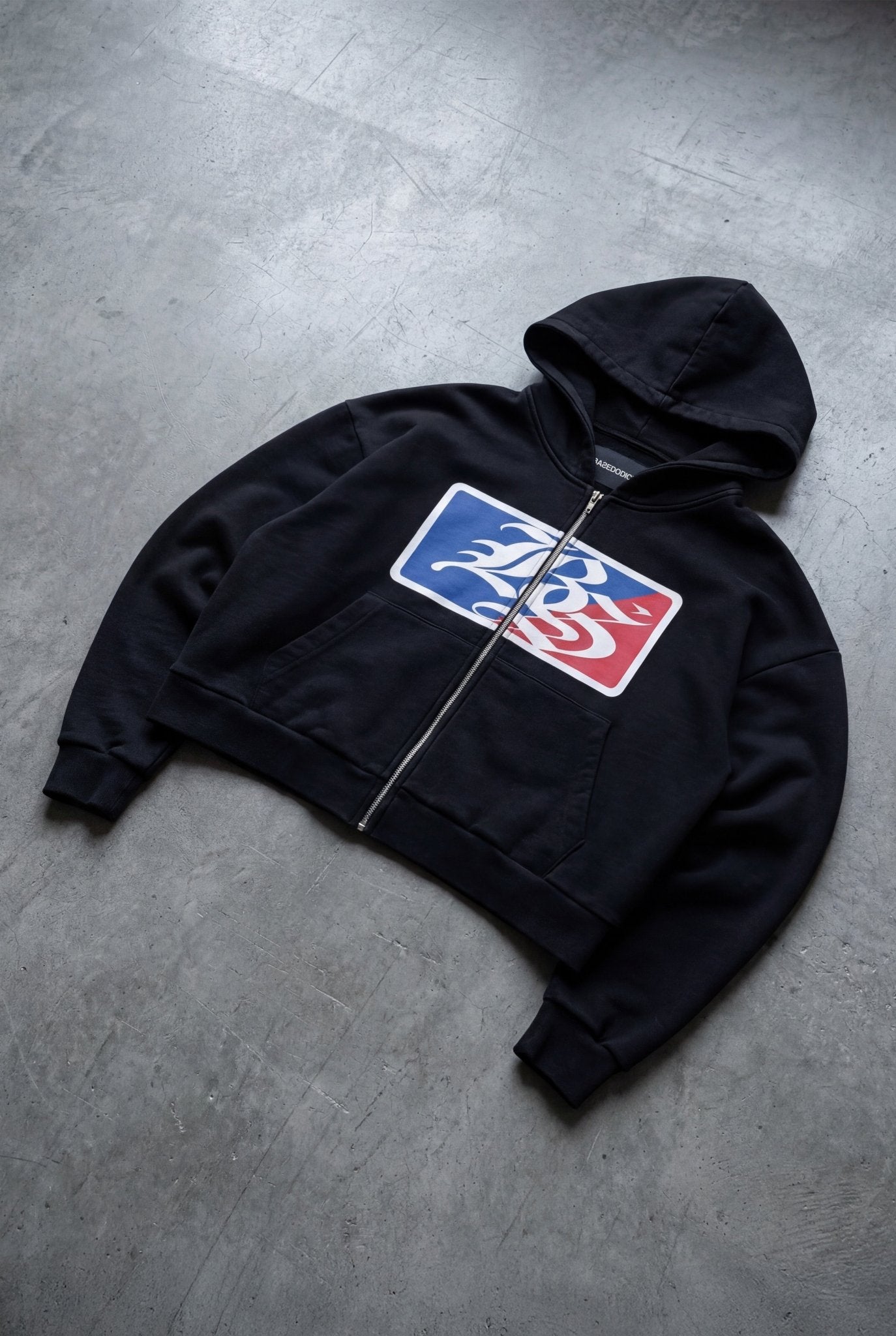 Full Zip "FOR DREAMERS" League Black - BASEDODICI®
