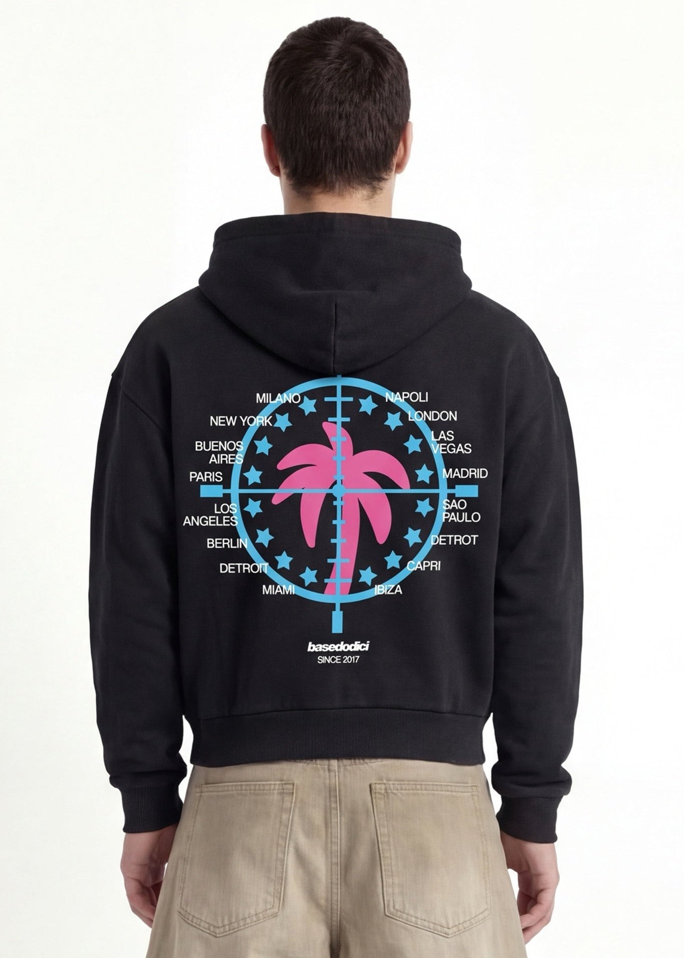 Full Zip "FOR DREAMERS" Tour Black - BASEDODICI®