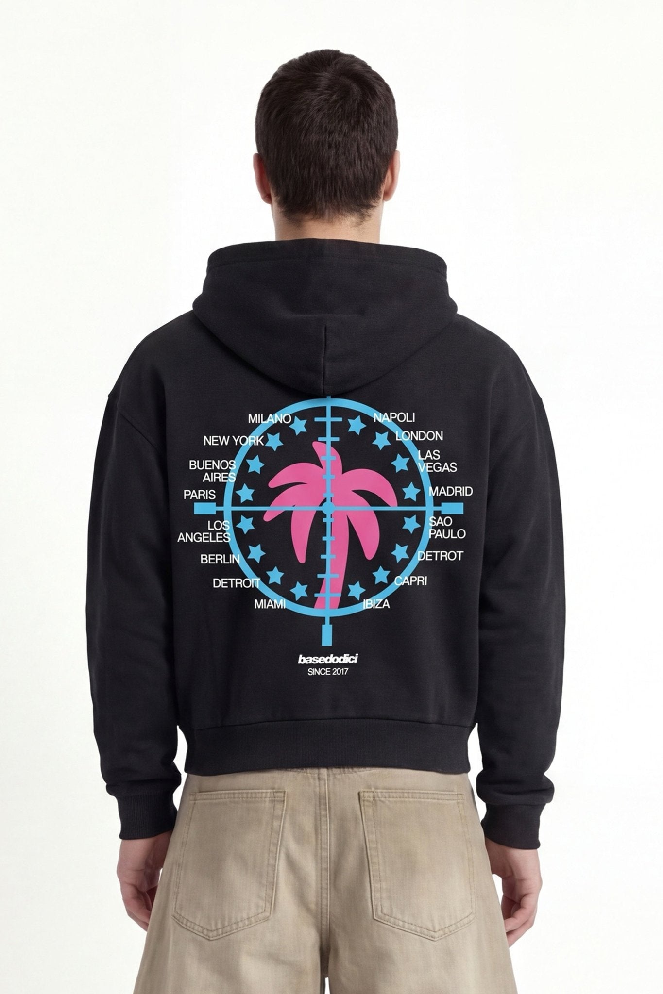Full Zip "FOR DREAMERS" Tour Black - BASEDODICI®