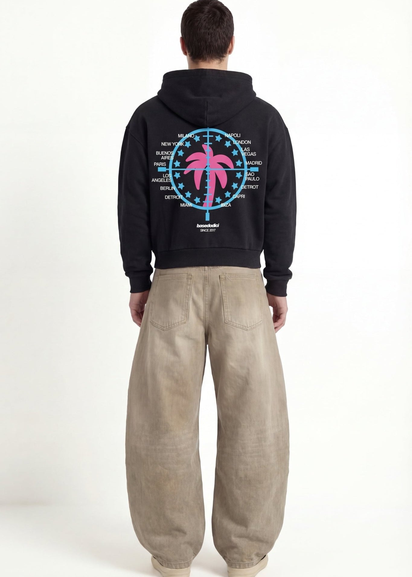 Full Zip "FOR DREAMERS" Tour Black - BASEDODICI®
