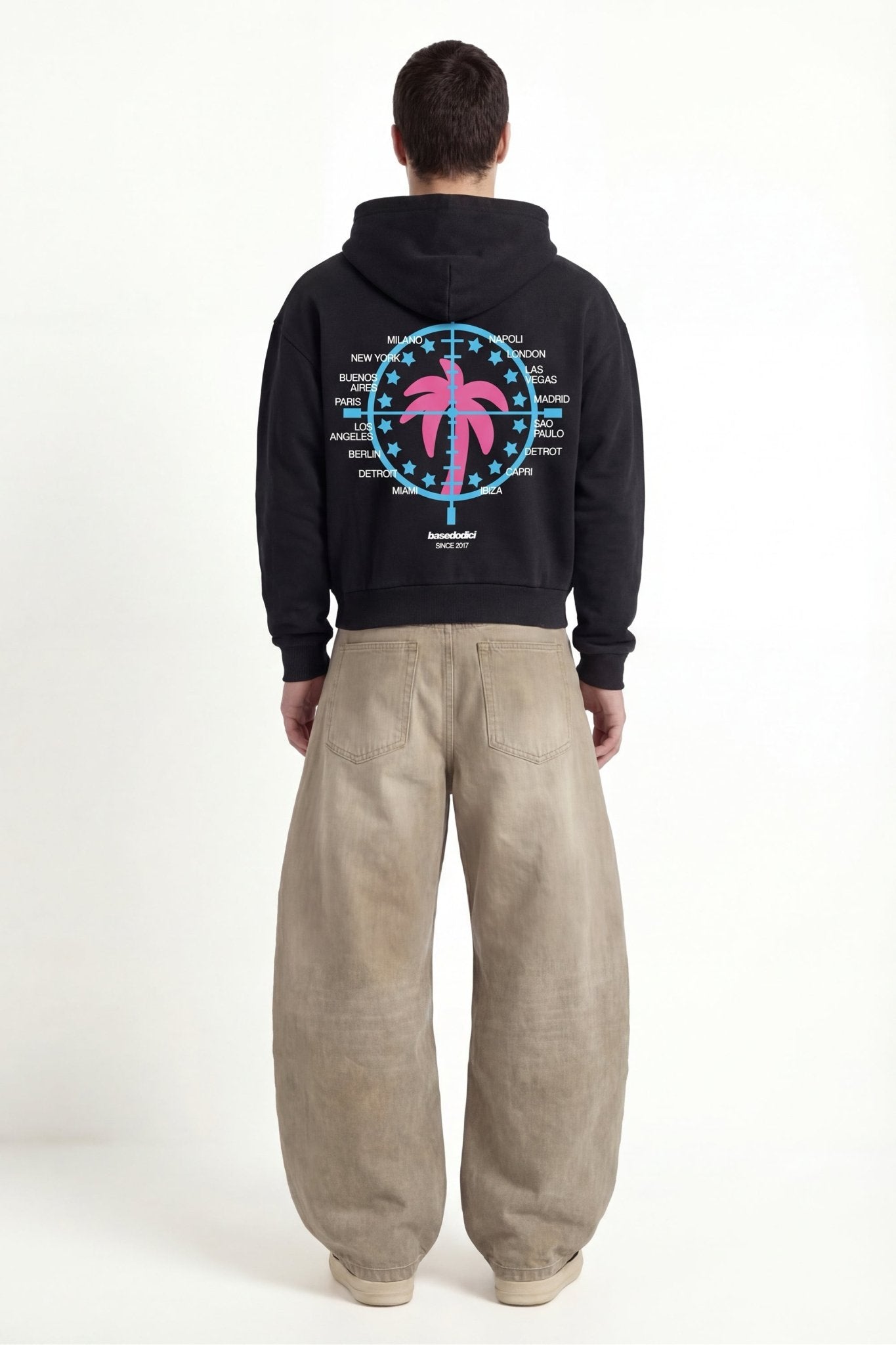 Full Zip "FOR DREAMERS" Tour Black - BASEDODICI®