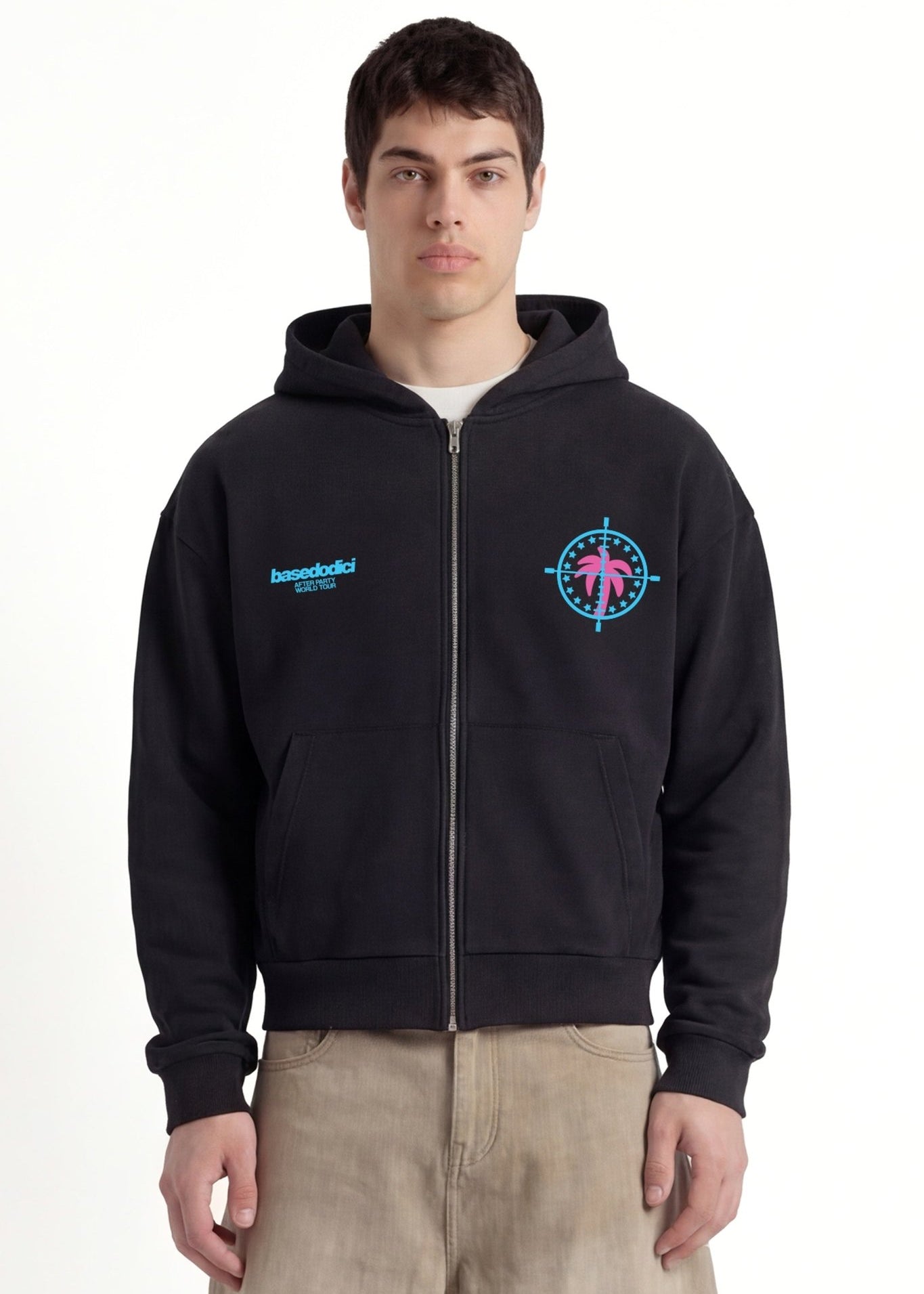 Full Zip "FOR DREAMERS" Tour Black - BASEDODICI®