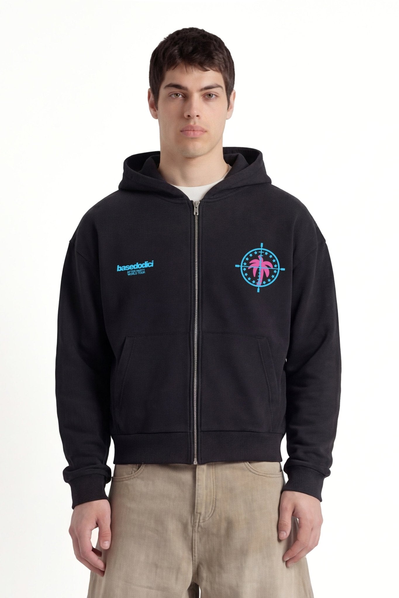 Full Zip "FOR DREAMERS" Tour Black - BASEDODICI®