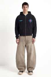 Full Zip "FOR DREAMERS" Tour Black - BASEDODICI®