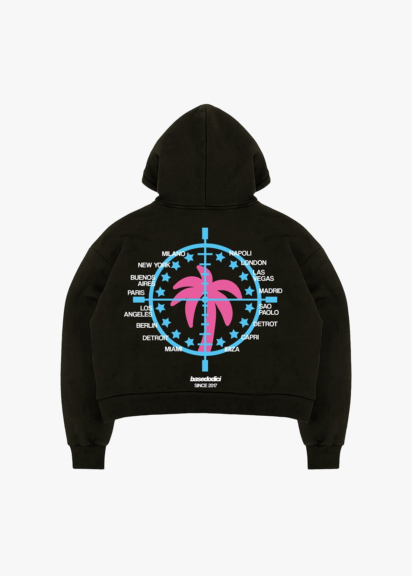 Full Zip "FOR DREAMERS" Tour Black - BASEDODICI®