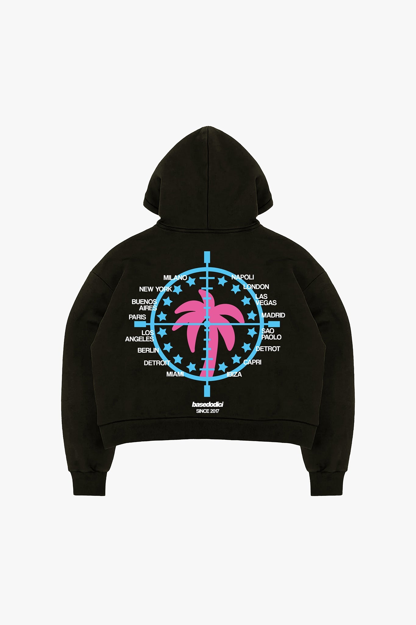 Full Zip "FOR DREAMERS" Tour Black - BASEDODICI®