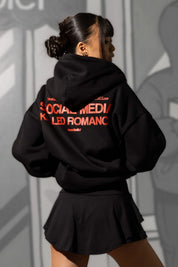 Full Zip "KILLED ROMANCE" Black/Red - BASEDODICI®