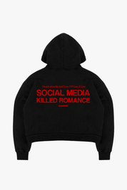 Full Zip "KILLED ROMANCE" Black/Red - BASEDODICI®