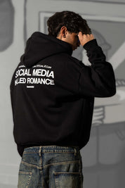Full Zip "KILLED ROMANCE" Black/White - BASEDODICI®