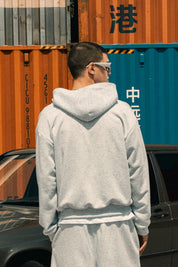 Full Zip "LAST DELIVERY" University AshGrey - BASEDODICI®