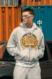 Full Zip "LAST DELIVERY" University AshGrey - BASEDODICI®