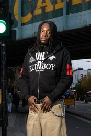 Full Zip "RUDEBOY LDN" 12 Black - BASEDODICI®