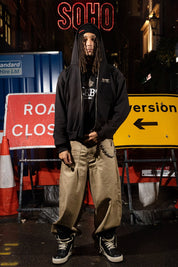 Full Zip "RUDEBOY LDN" BURBY Black - BASEDODICI®