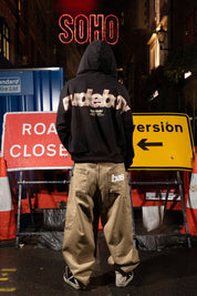 Full Zip "RUDEBOY LDN" BURBY Black - BASEDODICI®