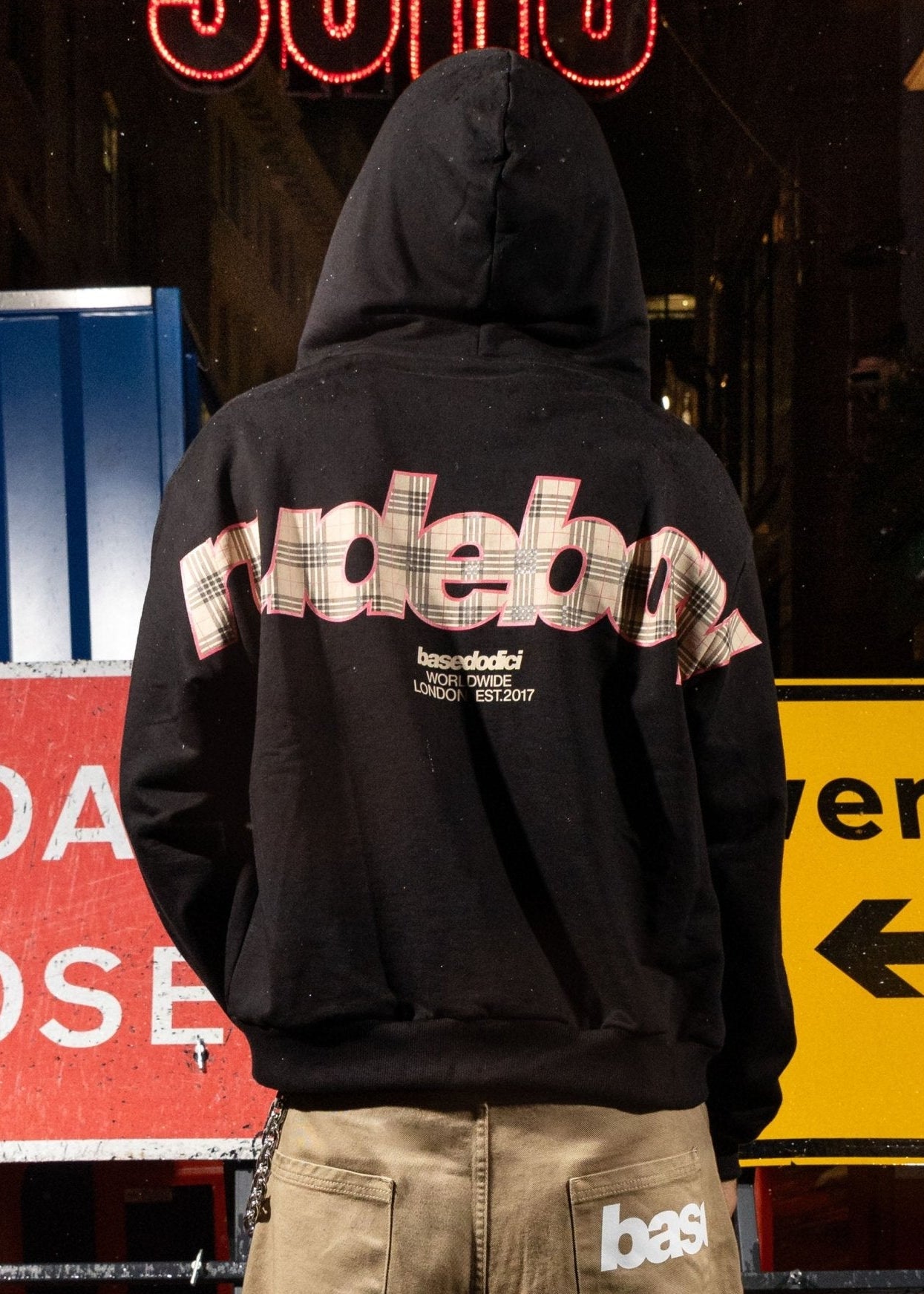 Full Zip "RUDEBOY LDN" BURBY Black - BASEDODICI®