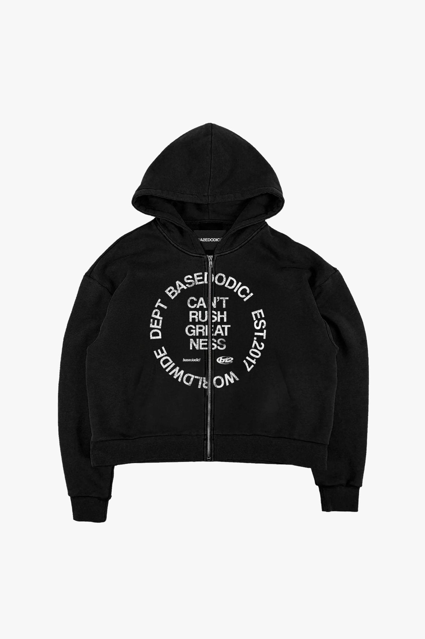 Full Zip "RUDEBOY LDN" CantRush Black - BASEDODICI®