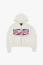 Full Zip "RUDEBOY LDN" CantRush Cream - BASEDODICI®