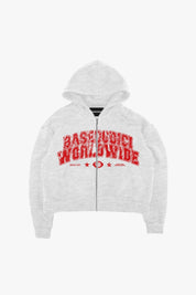 Full Zip "WORLD TOUR" B12 Worldwide AshGrey - BASEDODICI®