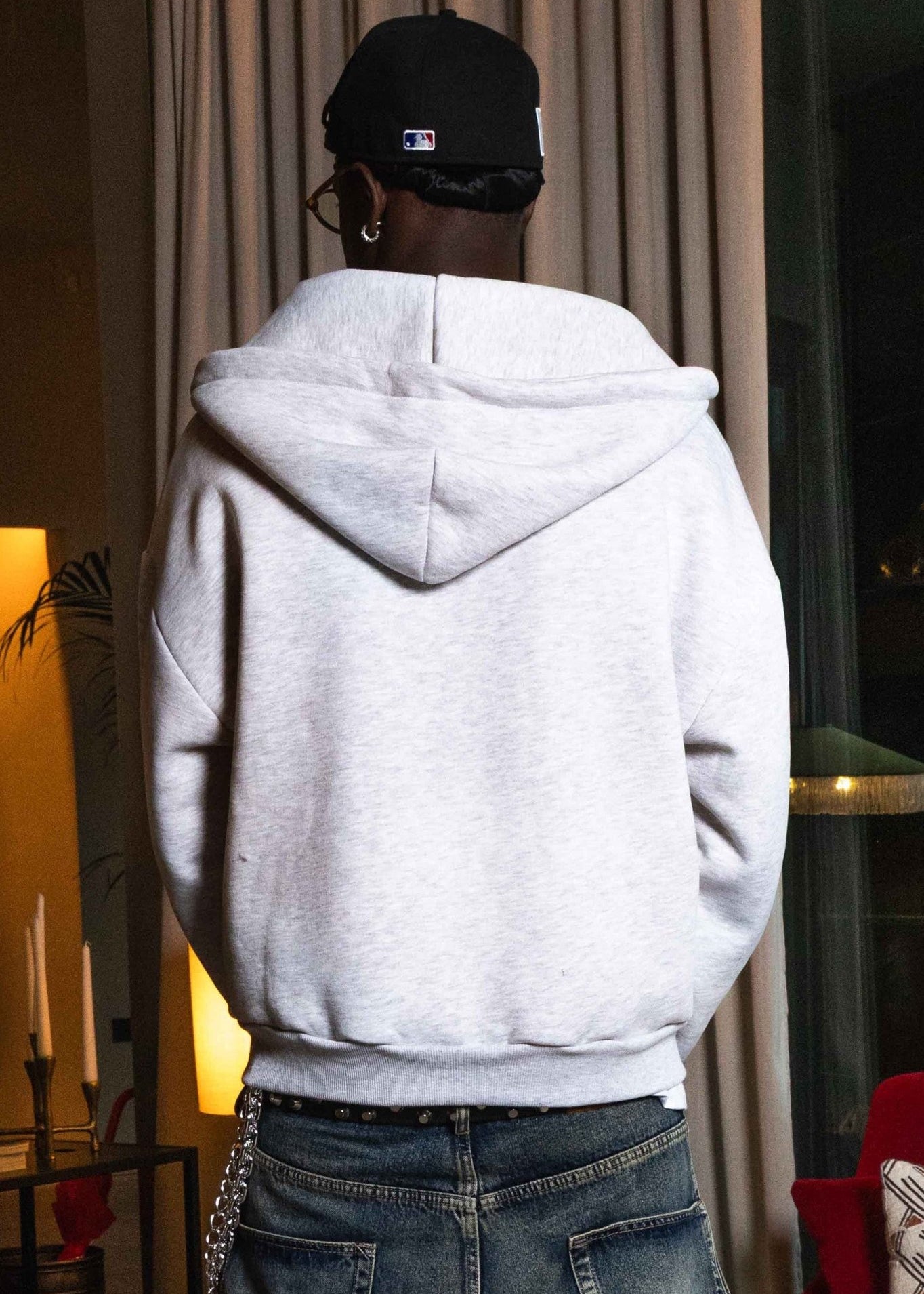 Full Zip "WORLD TOUR" B12 Worldwide AshGrey - BASEDODICI®