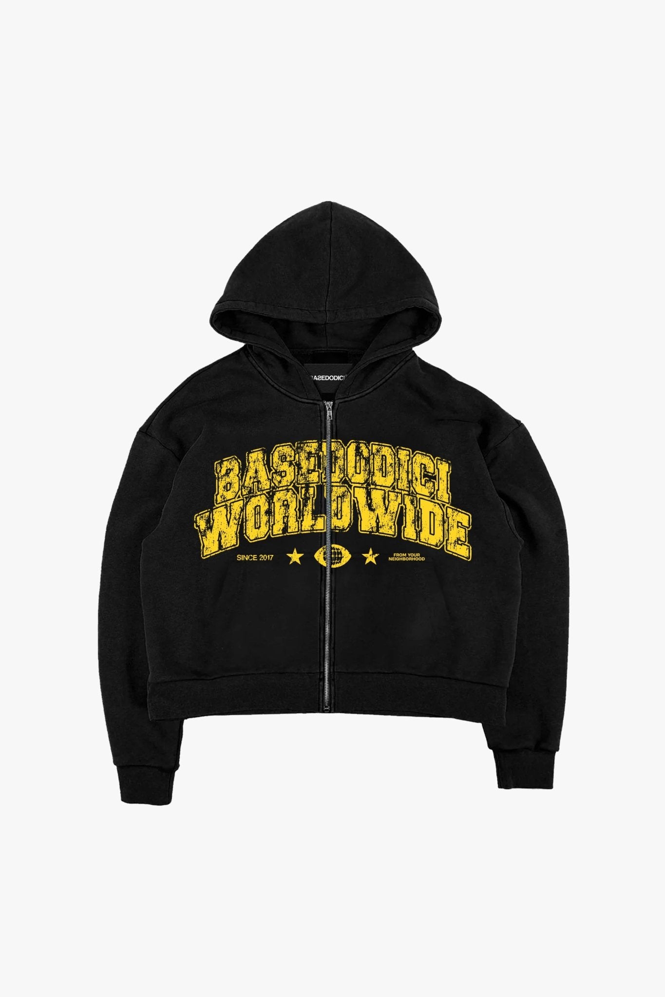 Full Zip "WORLD TOUR" B12 Worldwide Black - BASEDODICI®