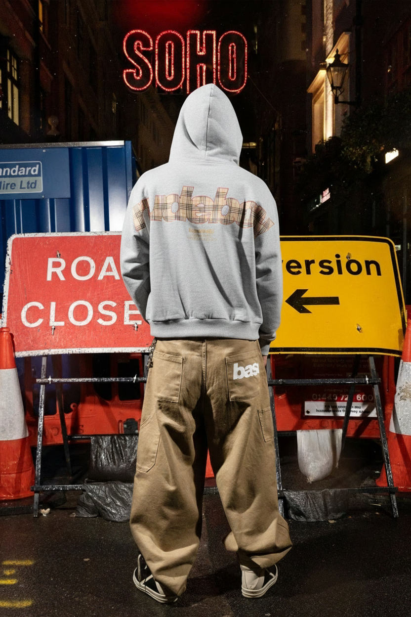 Full Zip "RUDEBOY LDN" RudeBoy AshGrey