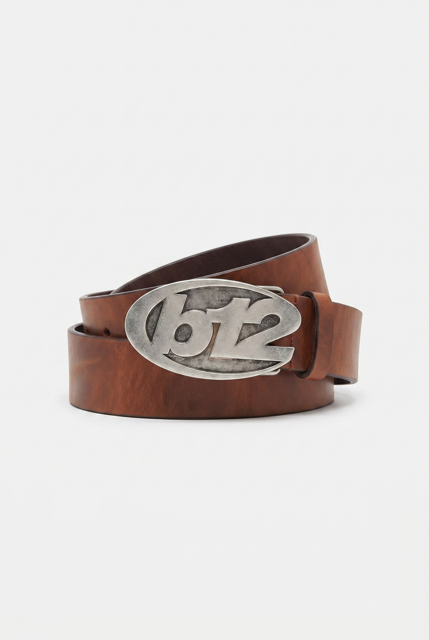 Leather Belt "LAST DELIVERY" B12 Brown