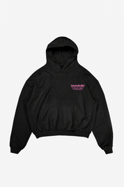 Hoodie "AMMO COUTURE" CHI'T'SAP Black/Glitter Bubble Pink