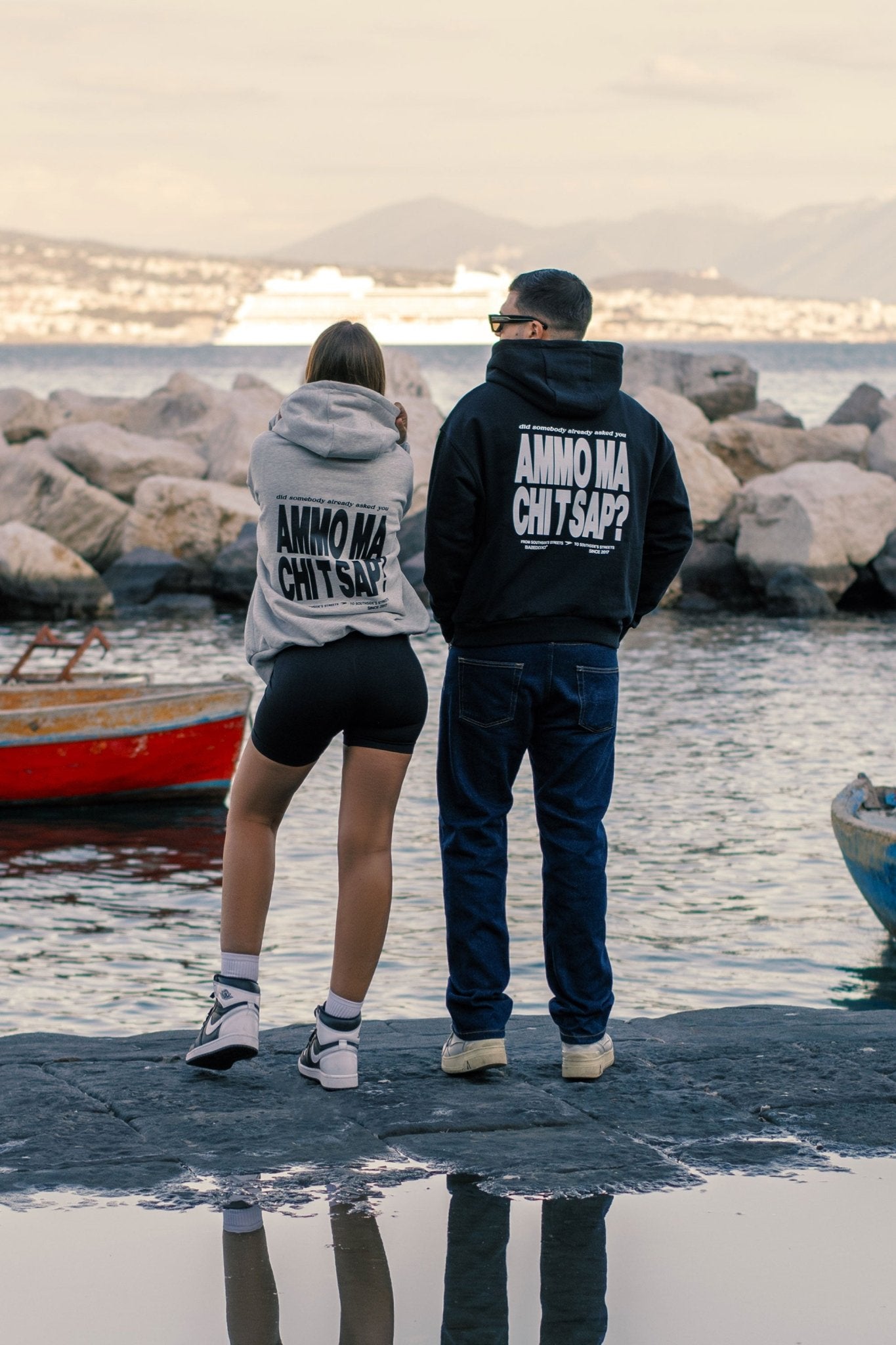 Hoodie "AMMO" CHI'T'SAP AshGrey - BASEDODICI®