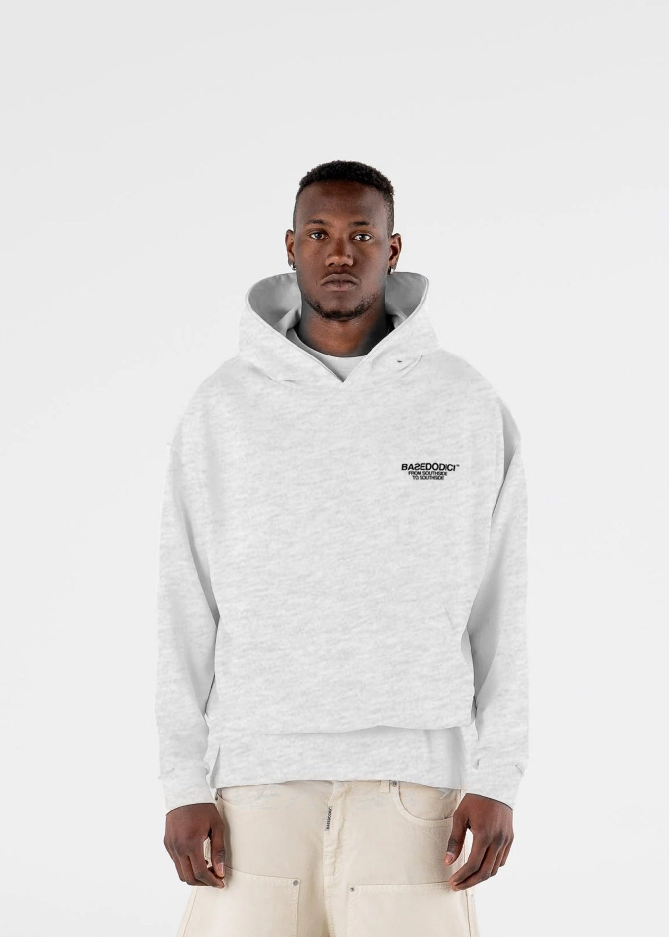 Hoodie "AMMO" CHI'T'SAP AshGrey - BASEDODICI®
