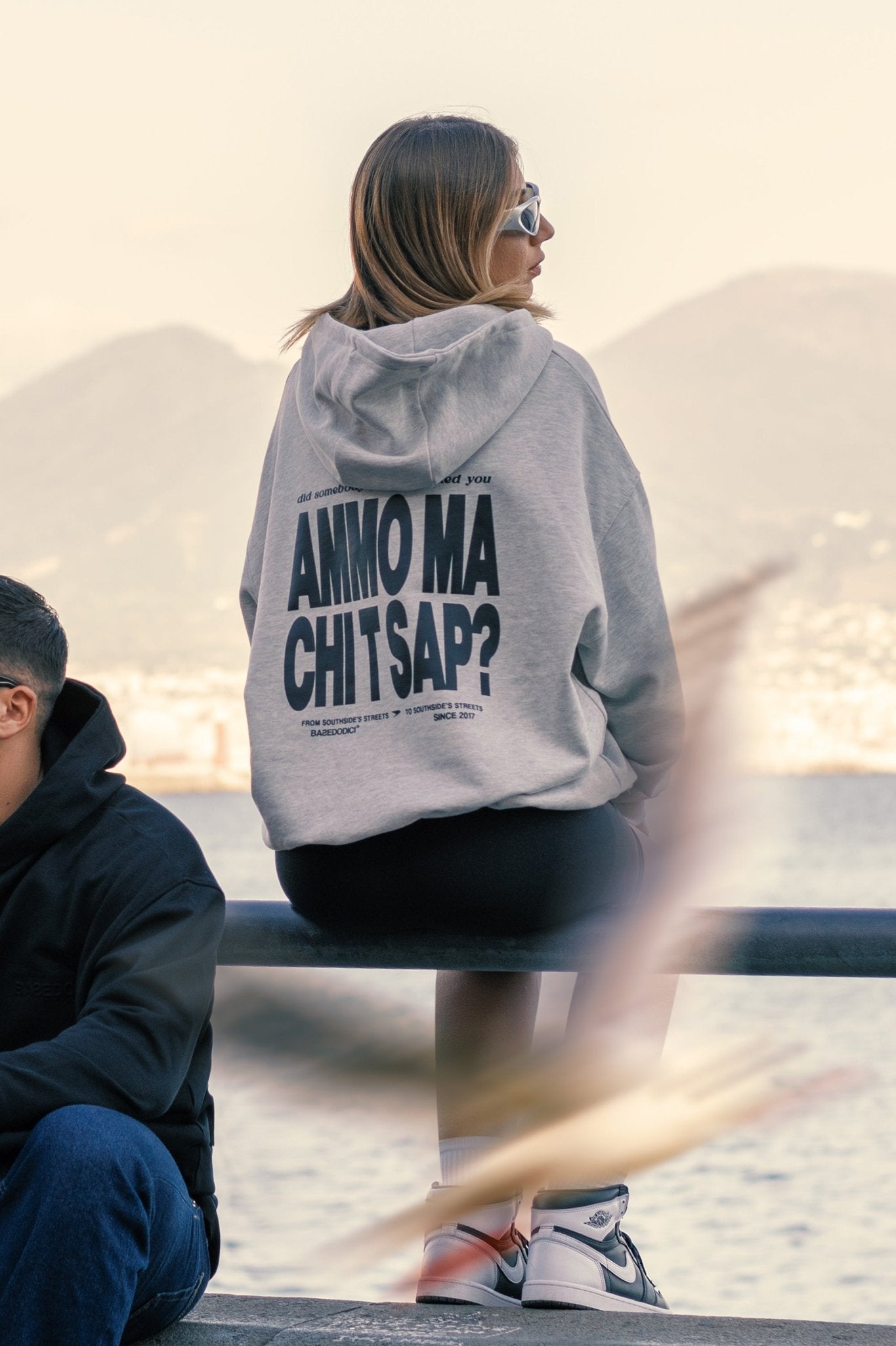 Hoodie "AMMO" CHI'T'SAP AshGrey - BASEDODICI®
