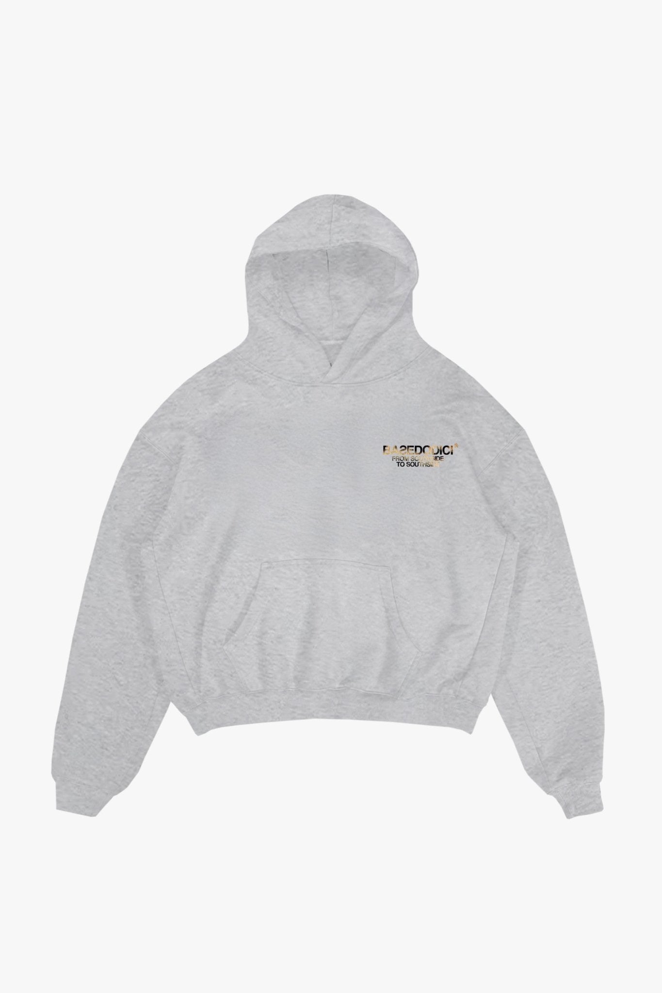 Hoodie "AMMO" CHI'T'SAP AshGrey/Animalier Yellow - BASEDODICI®