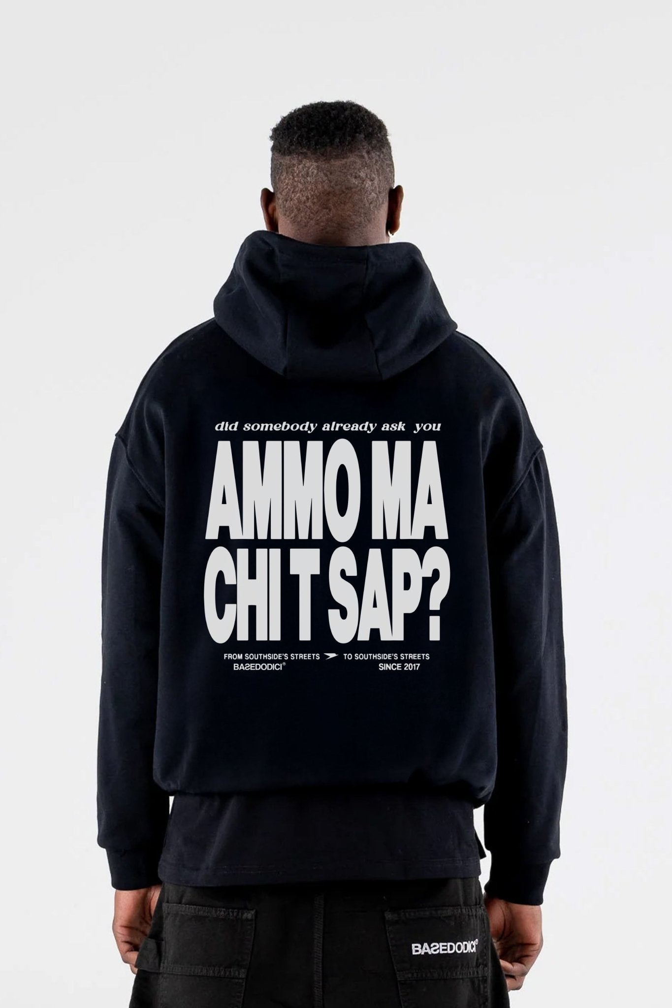 Hoodie "AMMO" CHI'T'SAP Black - BASEDODICI®