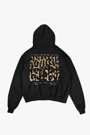 Hoodie "AMMO" CHI'T'SAP Black/Animalier Yellow - BASEDODICI®