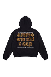Hoodie "AMMO" CHI'T'SAP Black/AnimalierLeopard - BASEDODICI®