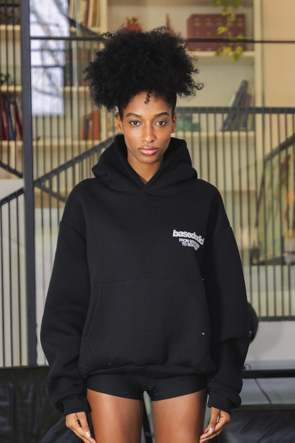 Hoodie "AMMO" CHI'T'SAP Black/AnimalierLeopard - BASEDODICI®