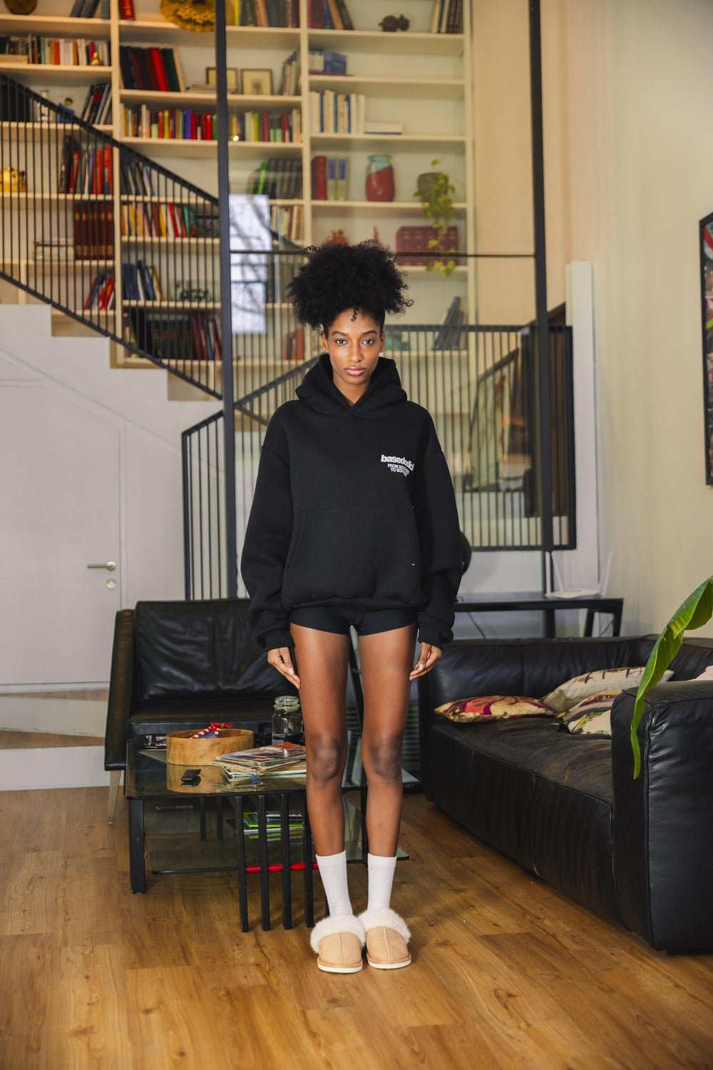 Hoodie "AMMO" CHI'T'SAP Black/AnimalierLeopard - BASEDODICI®