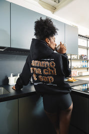 Hoodie "AMMO" CHI'T'SAP Black/AnimalierLeopard - BASEDODICI®
