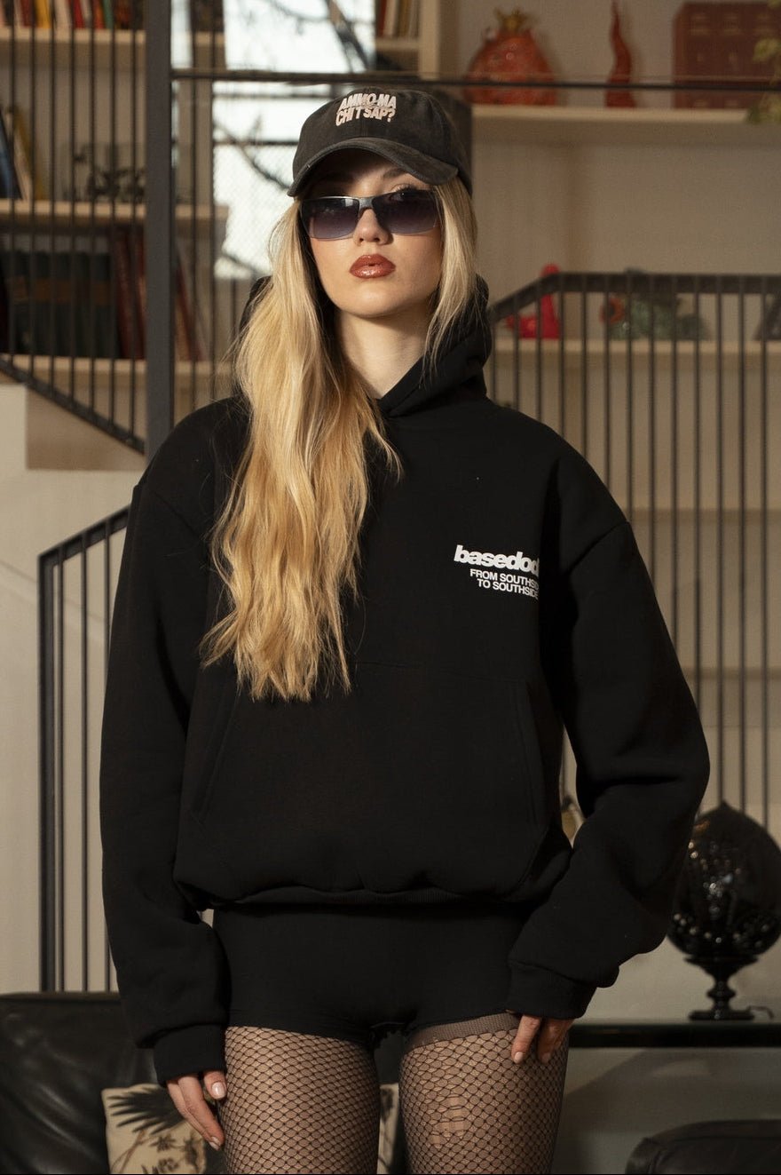 Hoodie "AMMO" CHI'T'SAP Black/AnimalierPurple - BASEDODICI®
