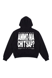 Hoodie "AMMO" CHI'T'SAP Black/BasicScript - BASEDODICI®