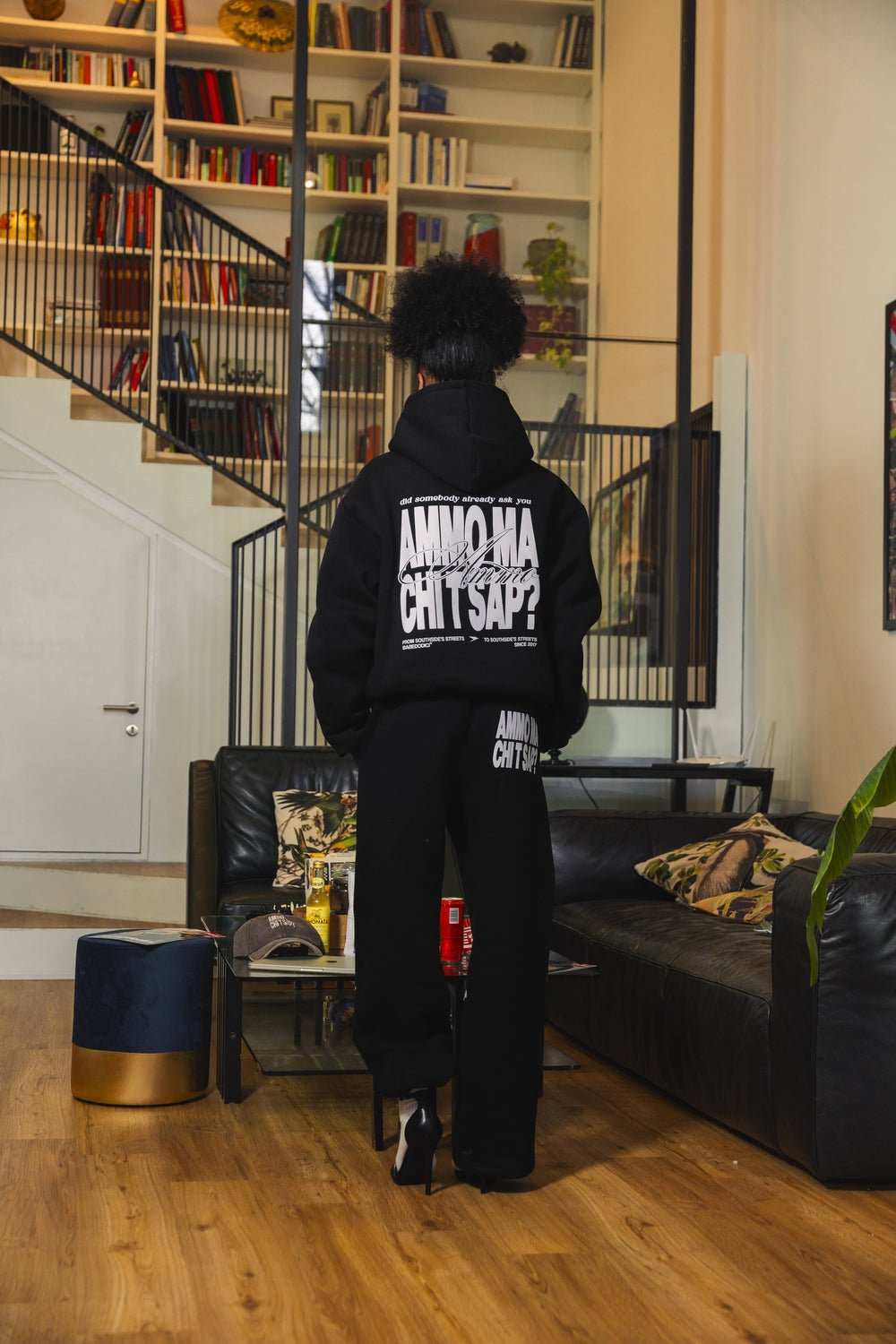 Hoodie "AMMO" CHI'T'SAP Black/BasicScript - BASEDODICI®