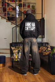 Hoodie "AMMO" CHI'T'SAP Black/BasicScript - BASEDODICI®