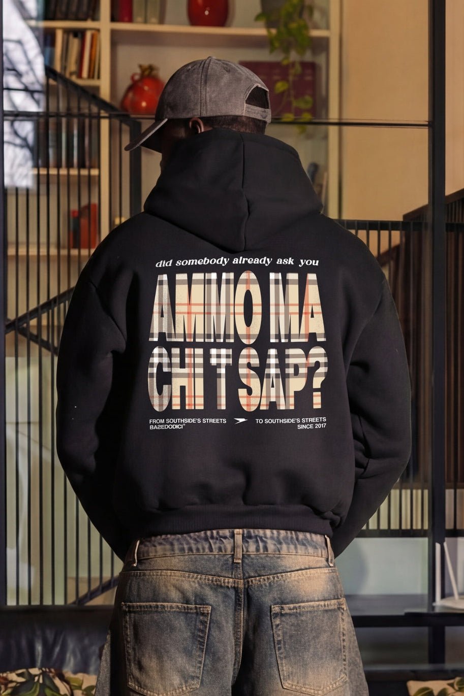 Hoodie "AMMO" CHI'T'SAP Black/Burby - BASEDODICI®