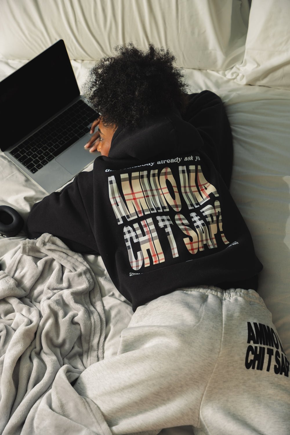 Hoodie "AMMO" CHI'T'SAP Black/Burby - BASEDODICI®