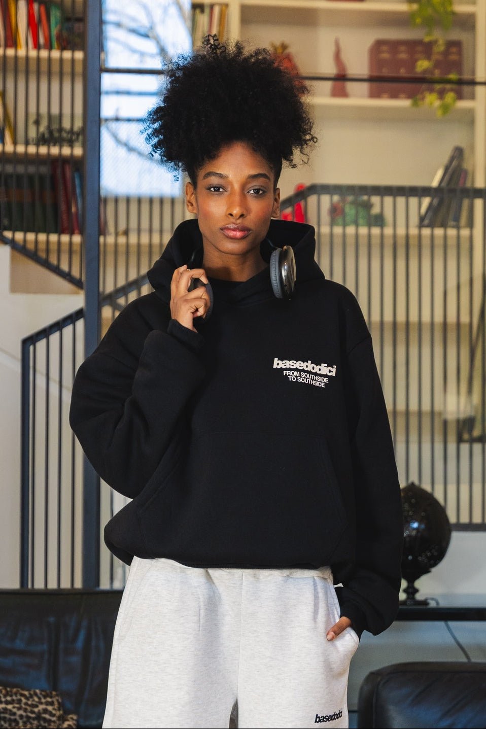 Hoodie "AMMO" CHI'T'SAP Black/Burby - BASEDODICI®
