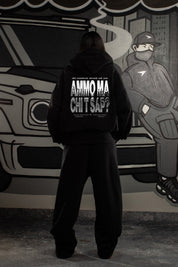 Hoodie "AMMO" CHI'T'SAP Black/Chrome - BASEDODICI®