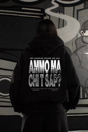 Hoodie "AMMO" CHI'T'SAP Black/Chrome - BASEDODICI®